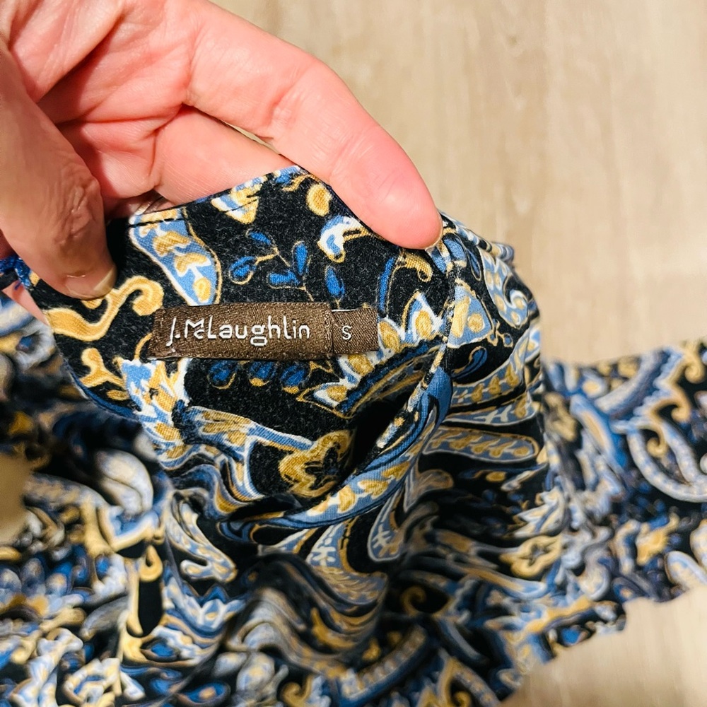 J. McLaughlin Multicolor Paisley Dress